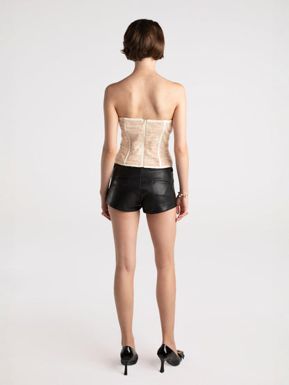 Cara Bustier Top (Off-White) (Final Sale)