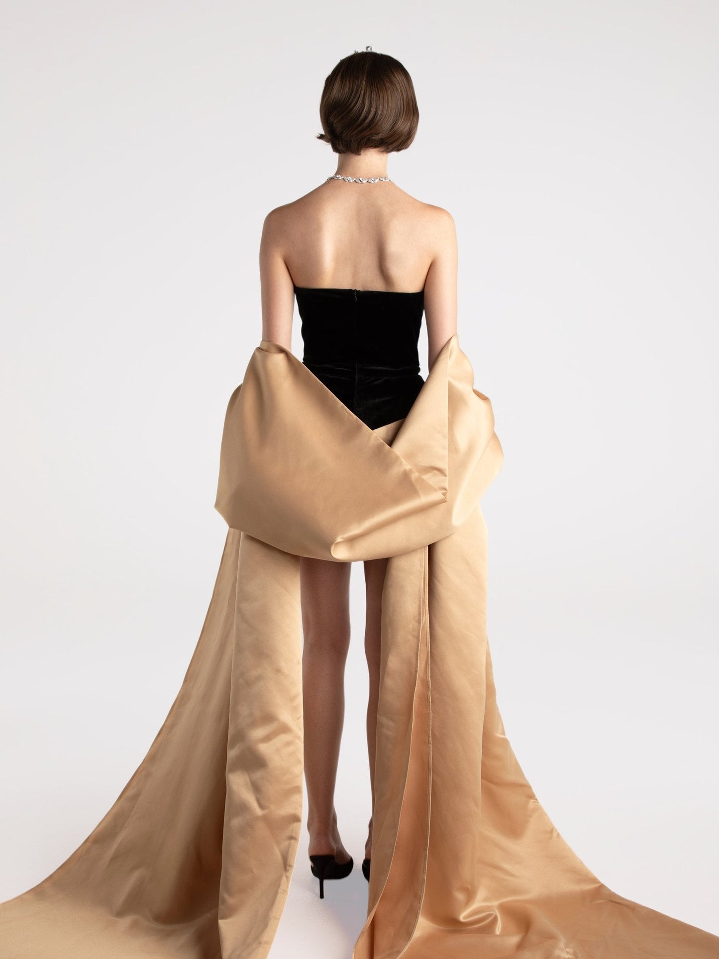 Amanda Velvet Jumpsuit (White)