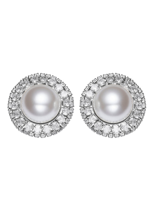 Celestia Pearl White Earrings
