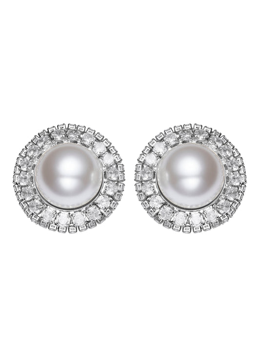 Celestia Pearl White Earrings
