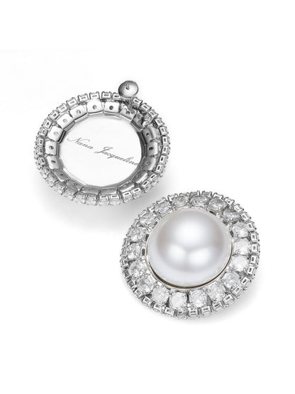 Celestia Pearl White Earrings