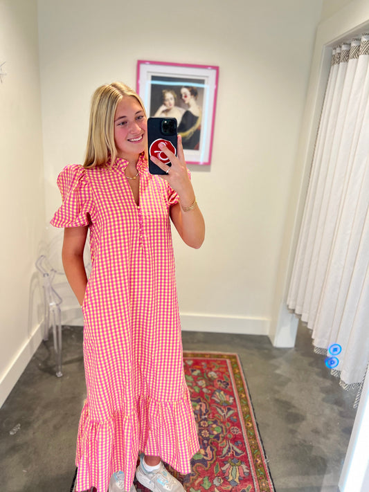 Gingham Maggie Dress