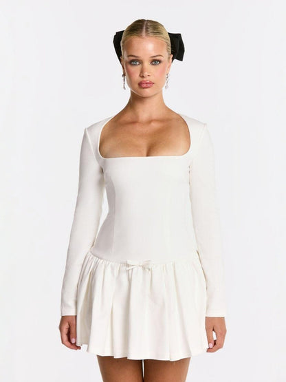 Audrina Dress (White) (Final Sale)