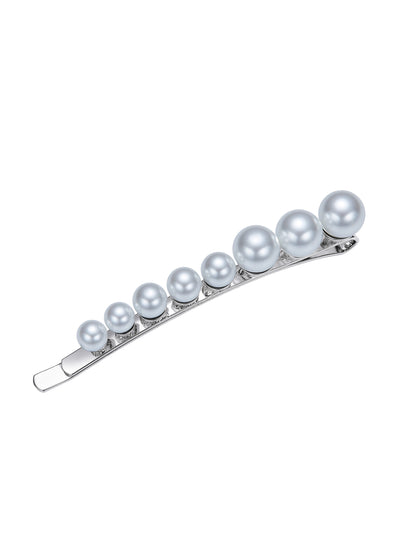Harlowe Floral White Hair Clip