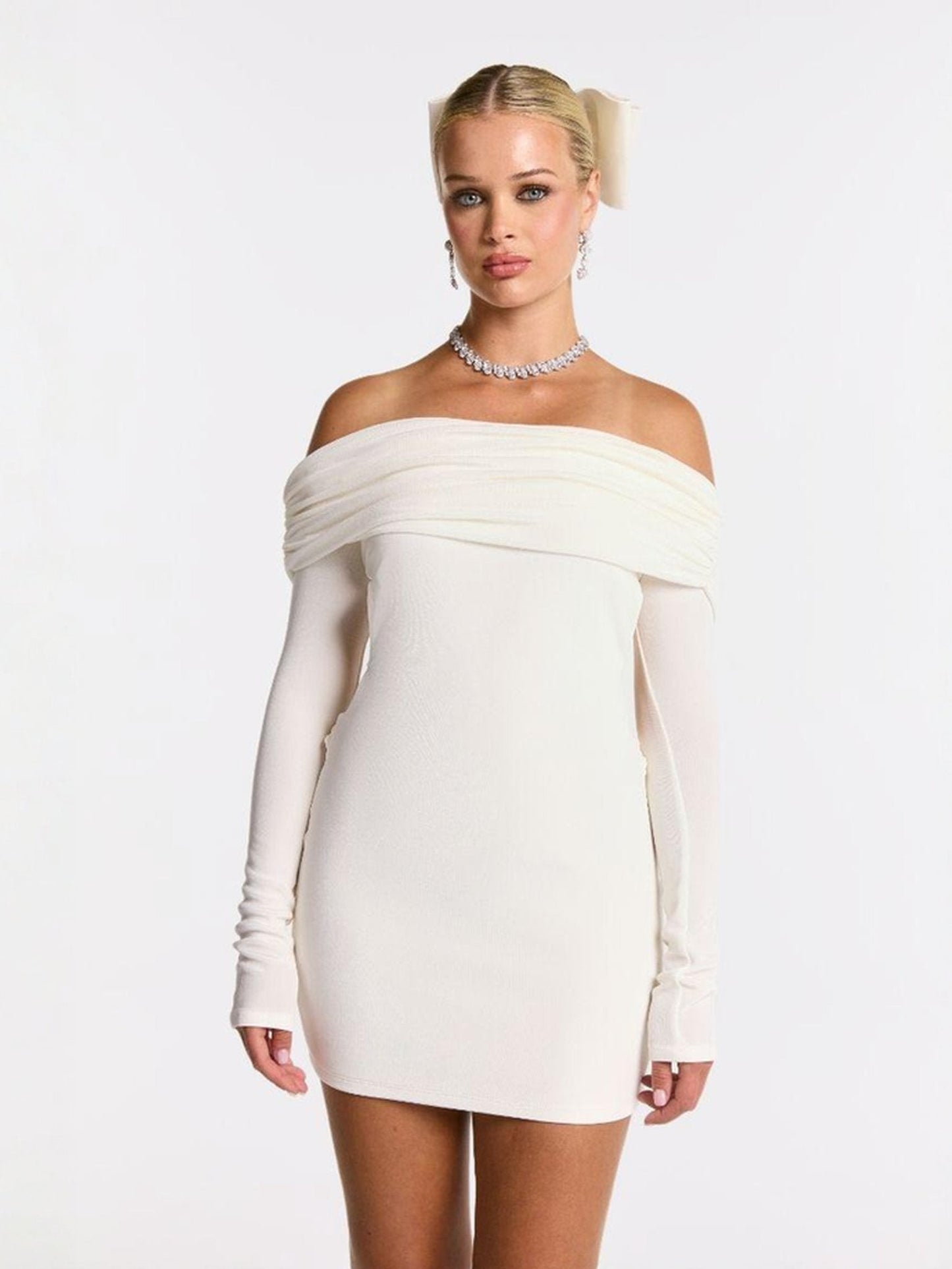 Chantel Dress (White) (Final Sale)