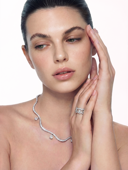 Daniela Crystal Drop Necklace