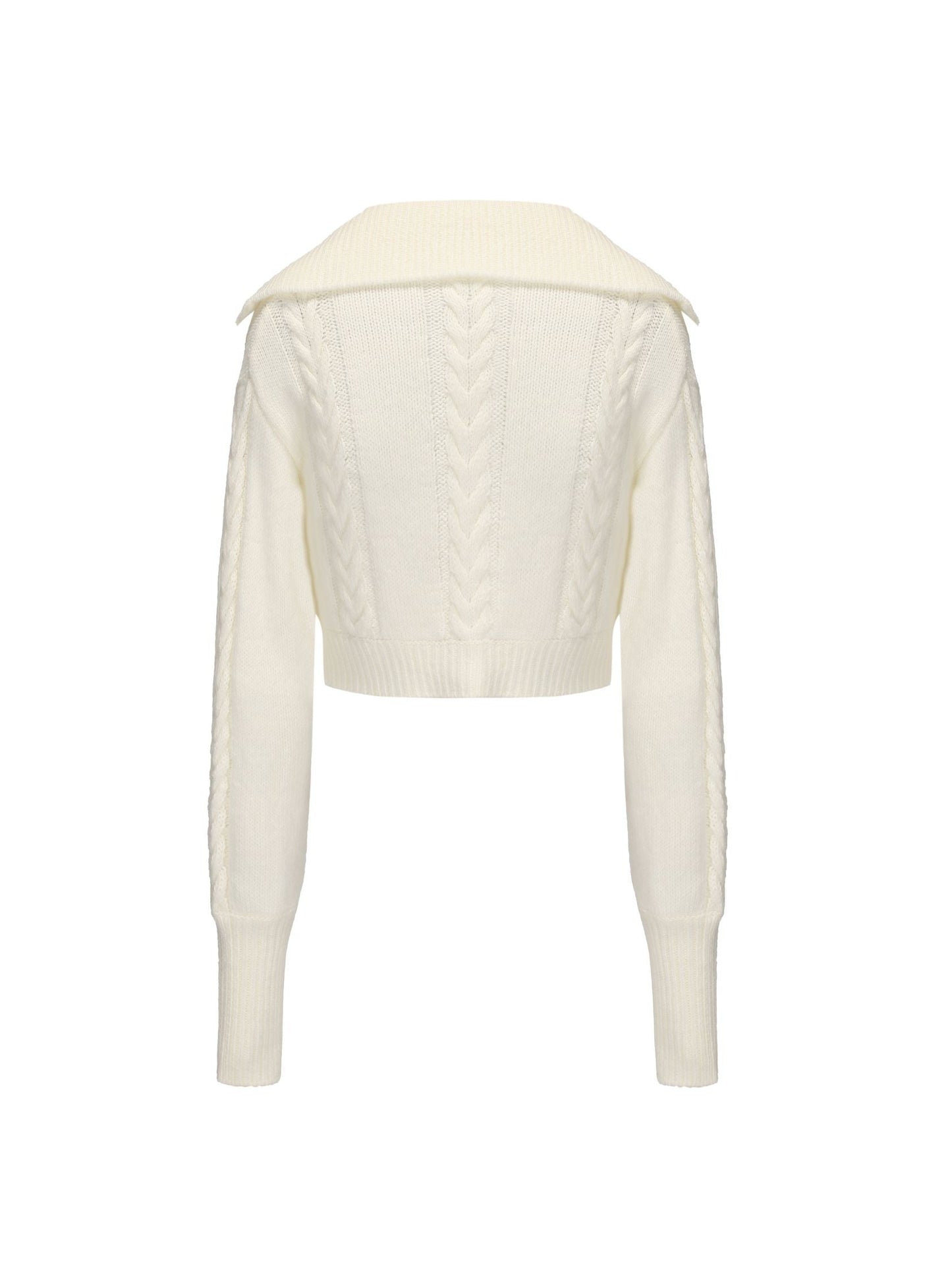 Addison Coat + Scarf Set (White) (Final Sale)
