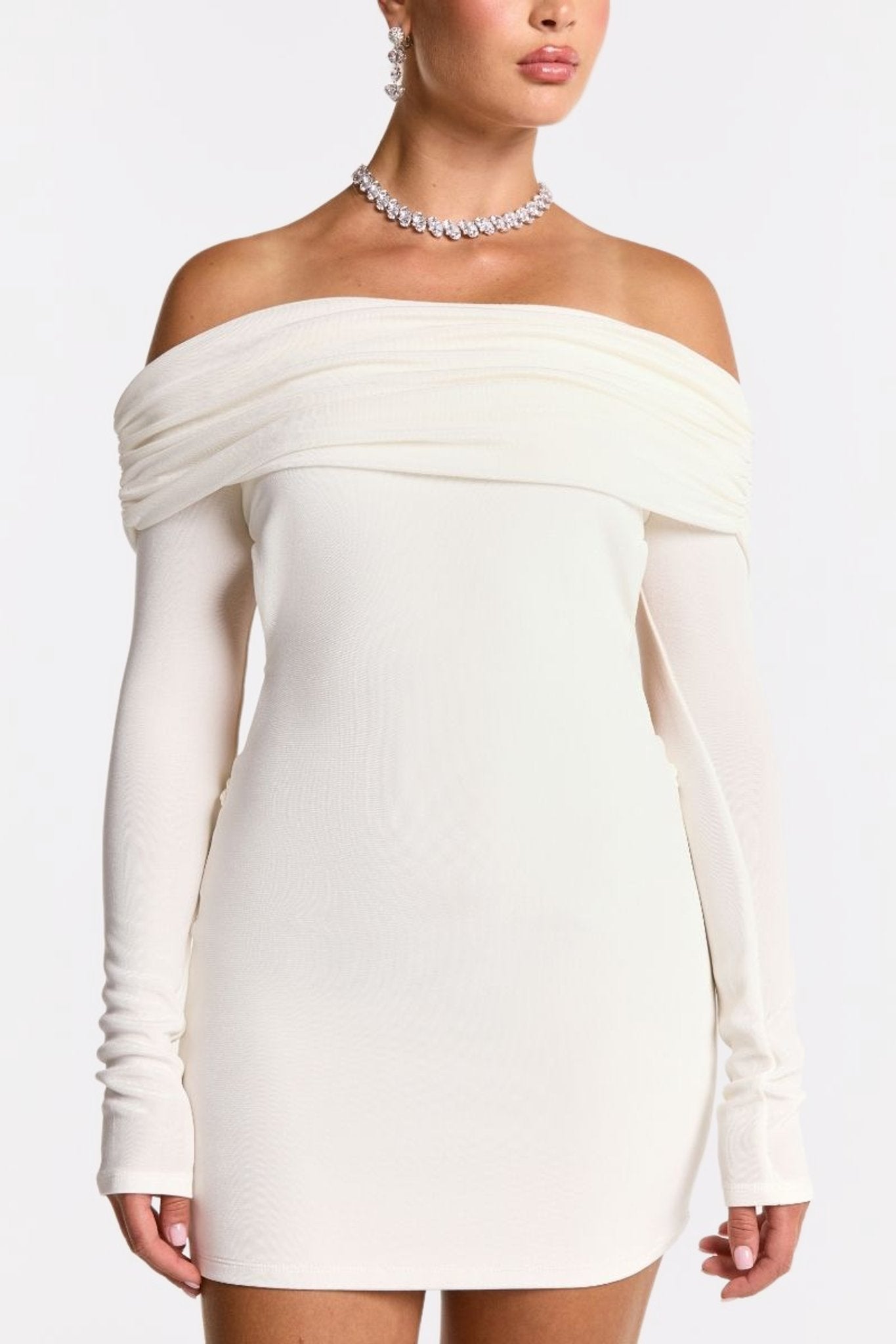 Chantel Dress (White) (Final Sale)