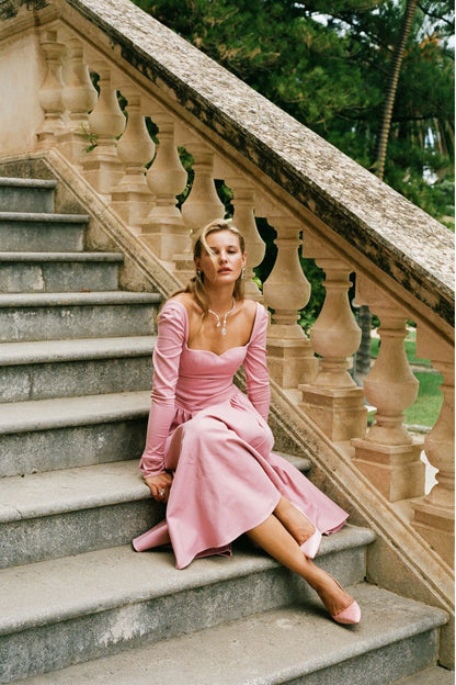 Bernadette Dress (Pink) (Final Sale)