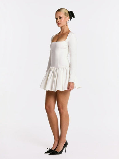 Audrina Dress (White) (Final Sale)
