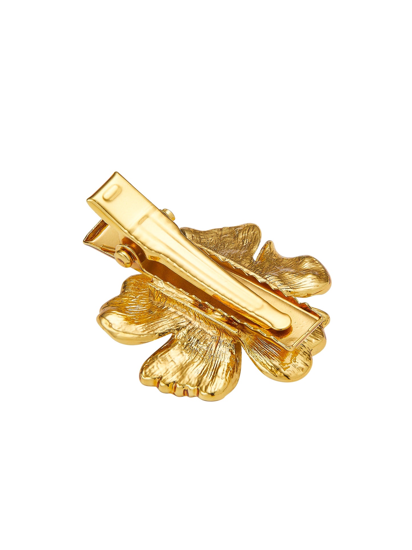 Florabelle Crystal Gold Hair Clip