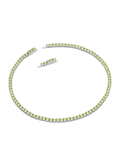 Alexandra Necklace (Green) (Final Sale)