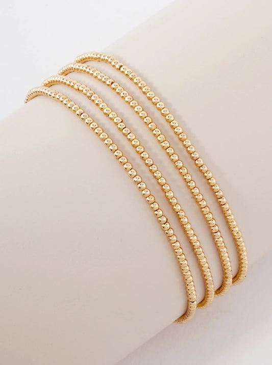Isla Skinny Bracelet Set – 4 Pieces