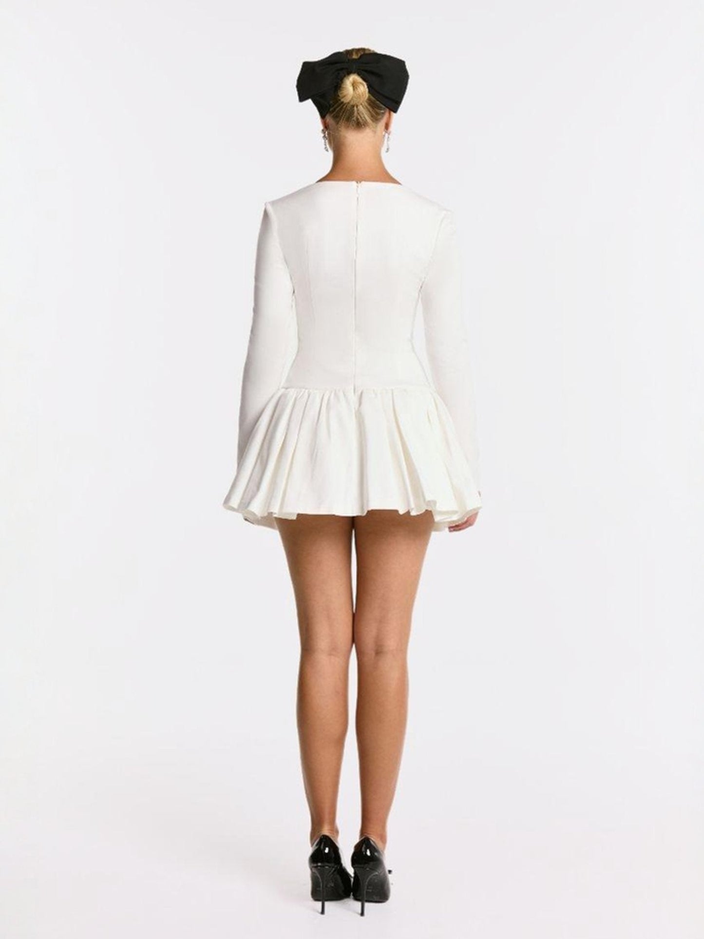 Audrina Dress (White) (Final Sale)