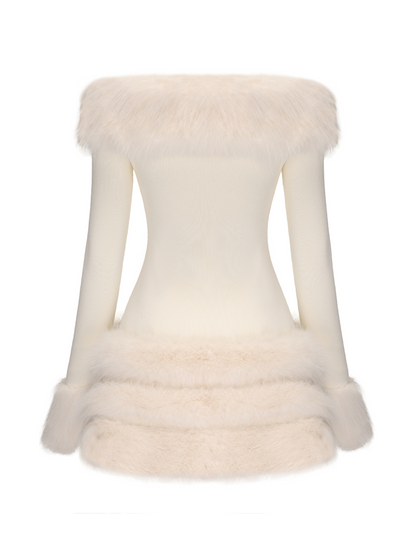 Mila Fur Dress
