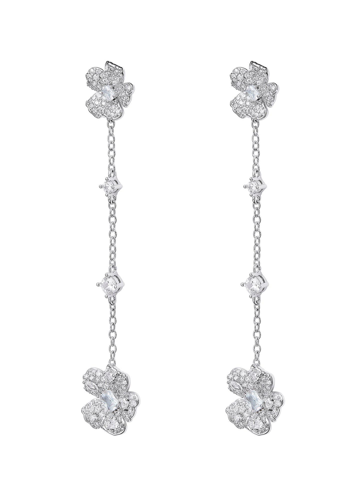 Fallon Floral Tassel Earrings