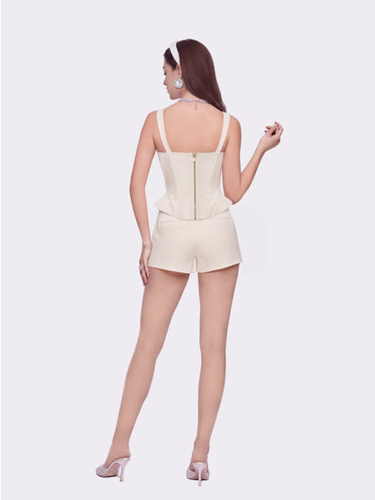 Avalon Straight Champagne Shorts