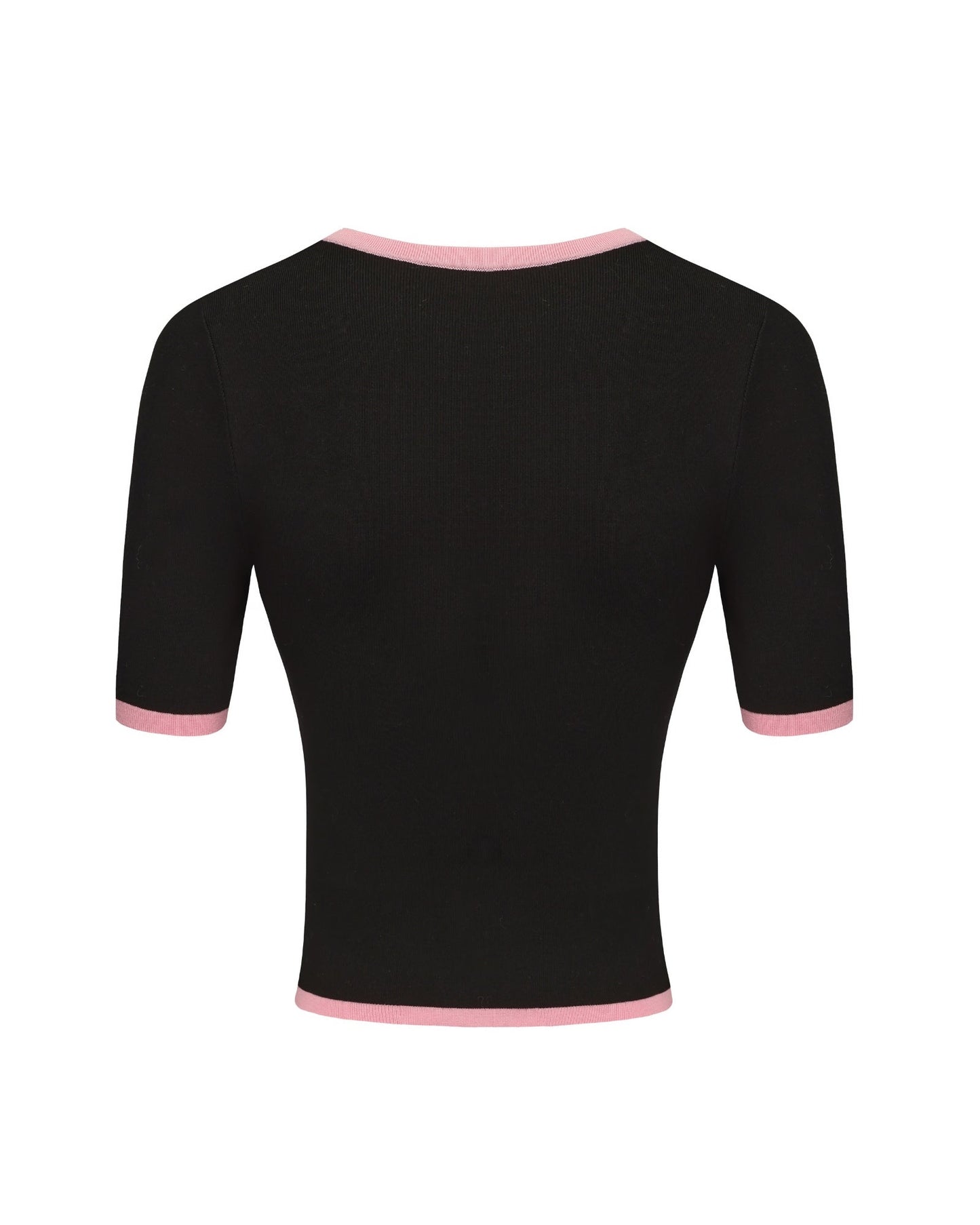 Luna Top (Black & Pink)