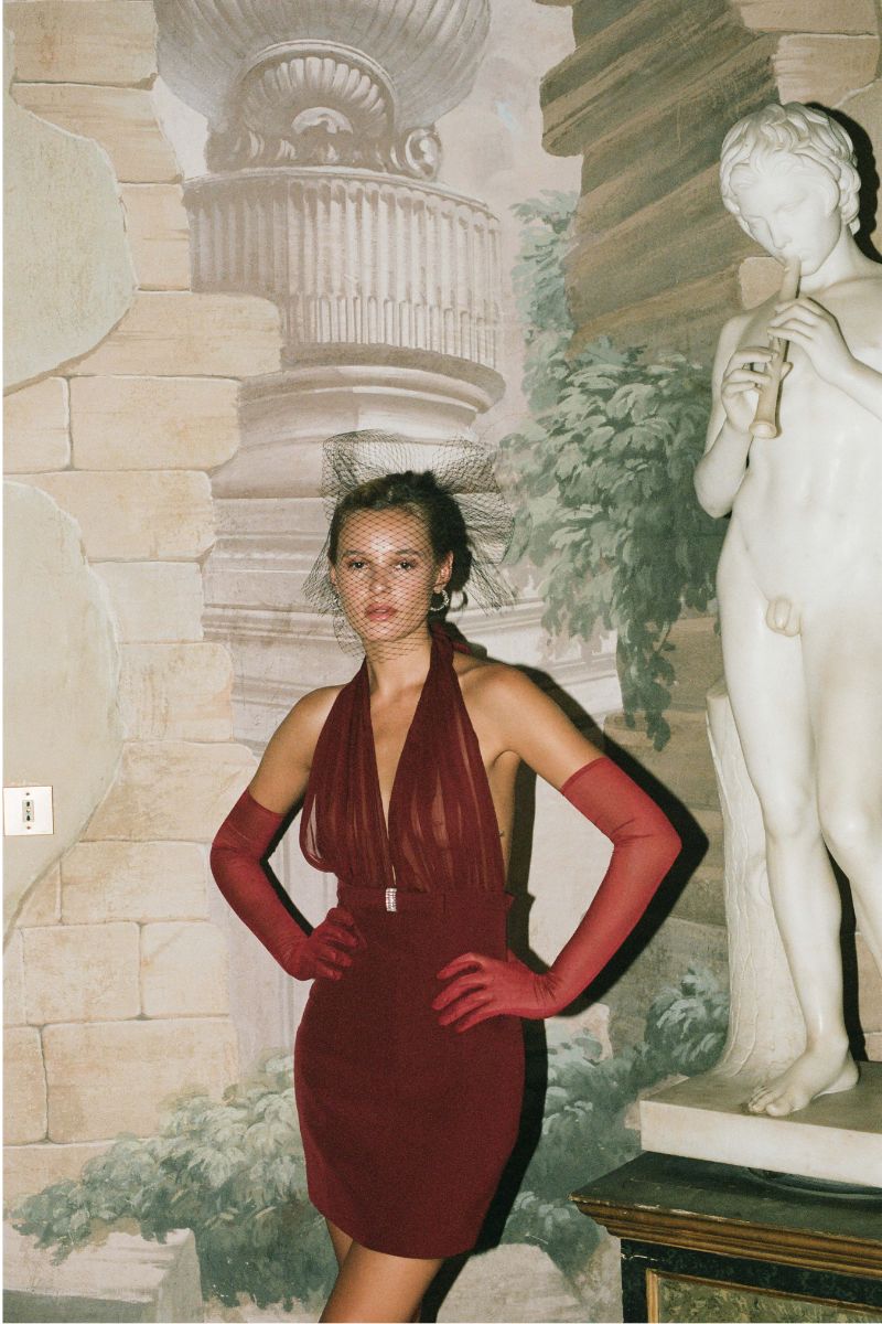 Melinda Dress (Red) (Final Sale)