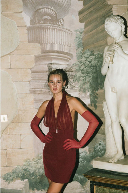 Melinda Dress (Red) (Final Sale)