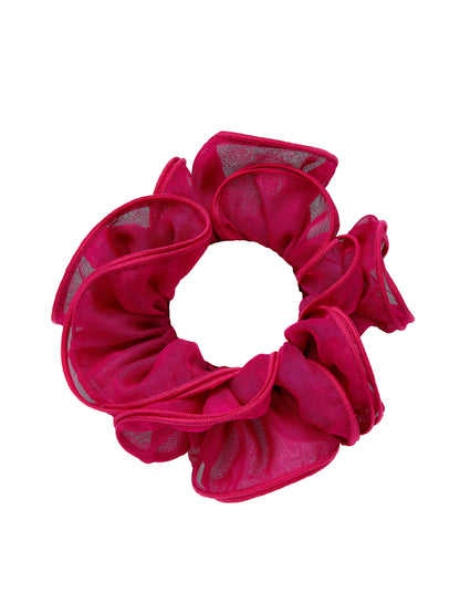 Nolita Ruffle Fuchsia Hair Tie