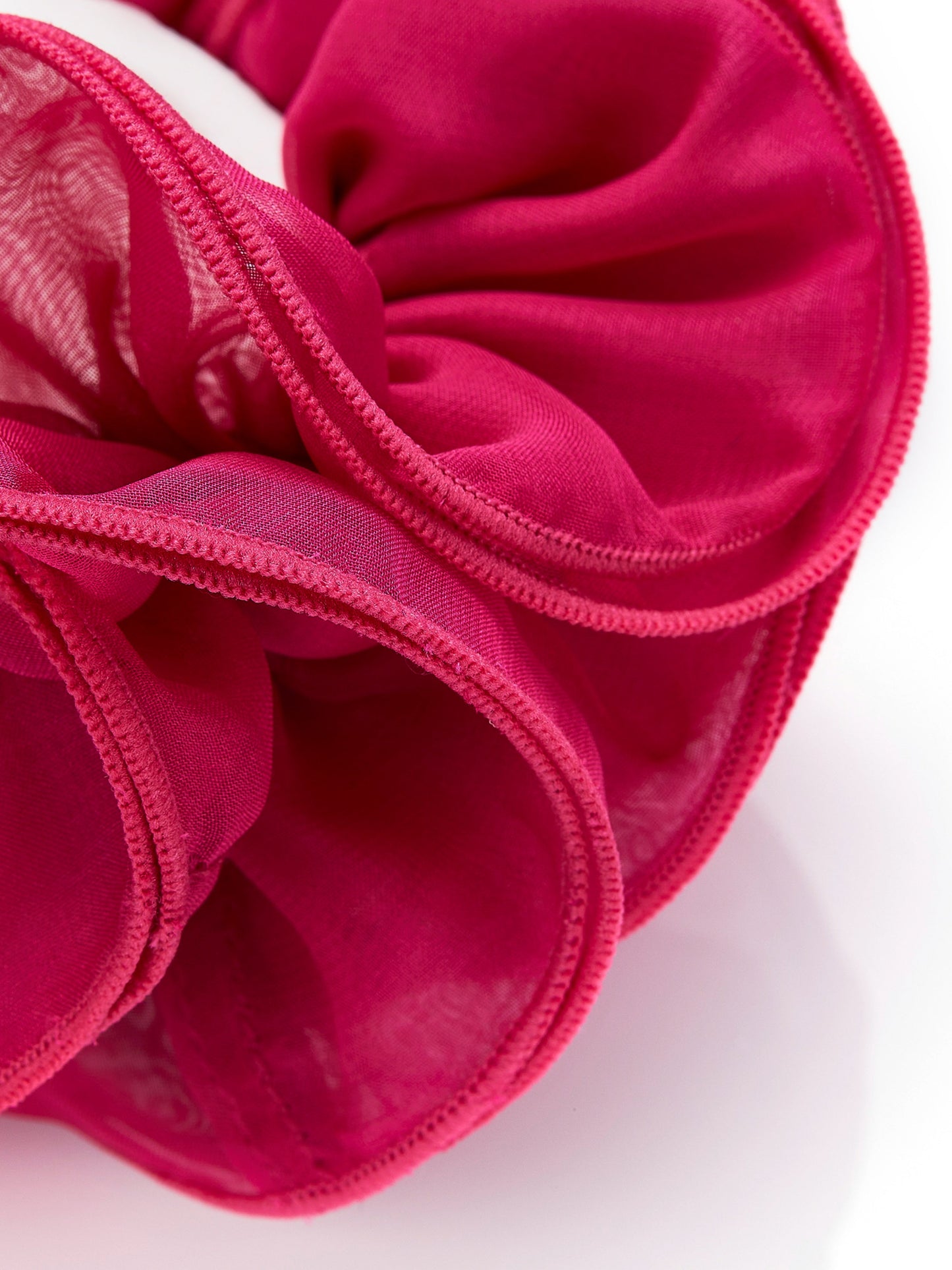 Nolita Ruffle Fuchsia Hair Tie