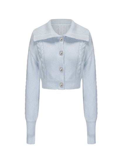 Addison Coat + Scarf Set (Blue) (Final Sale)