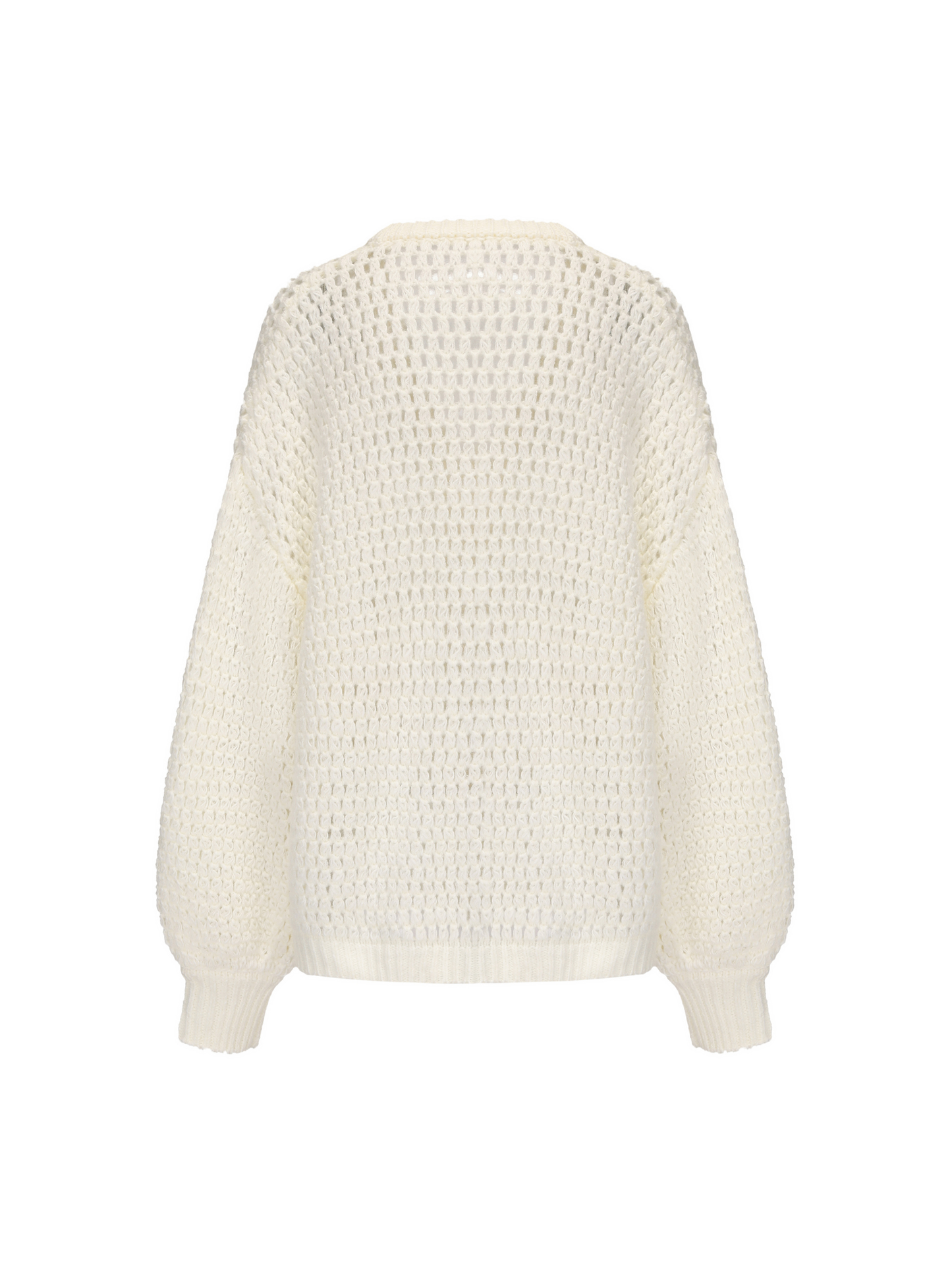 Alexis Cardigan + Scarf Set (White) (Final Sale)