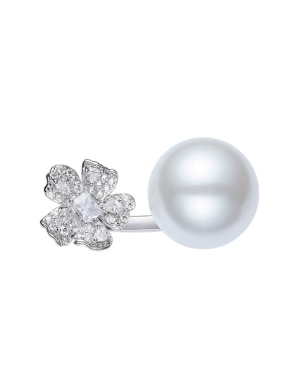 Celina Pearl White Ring