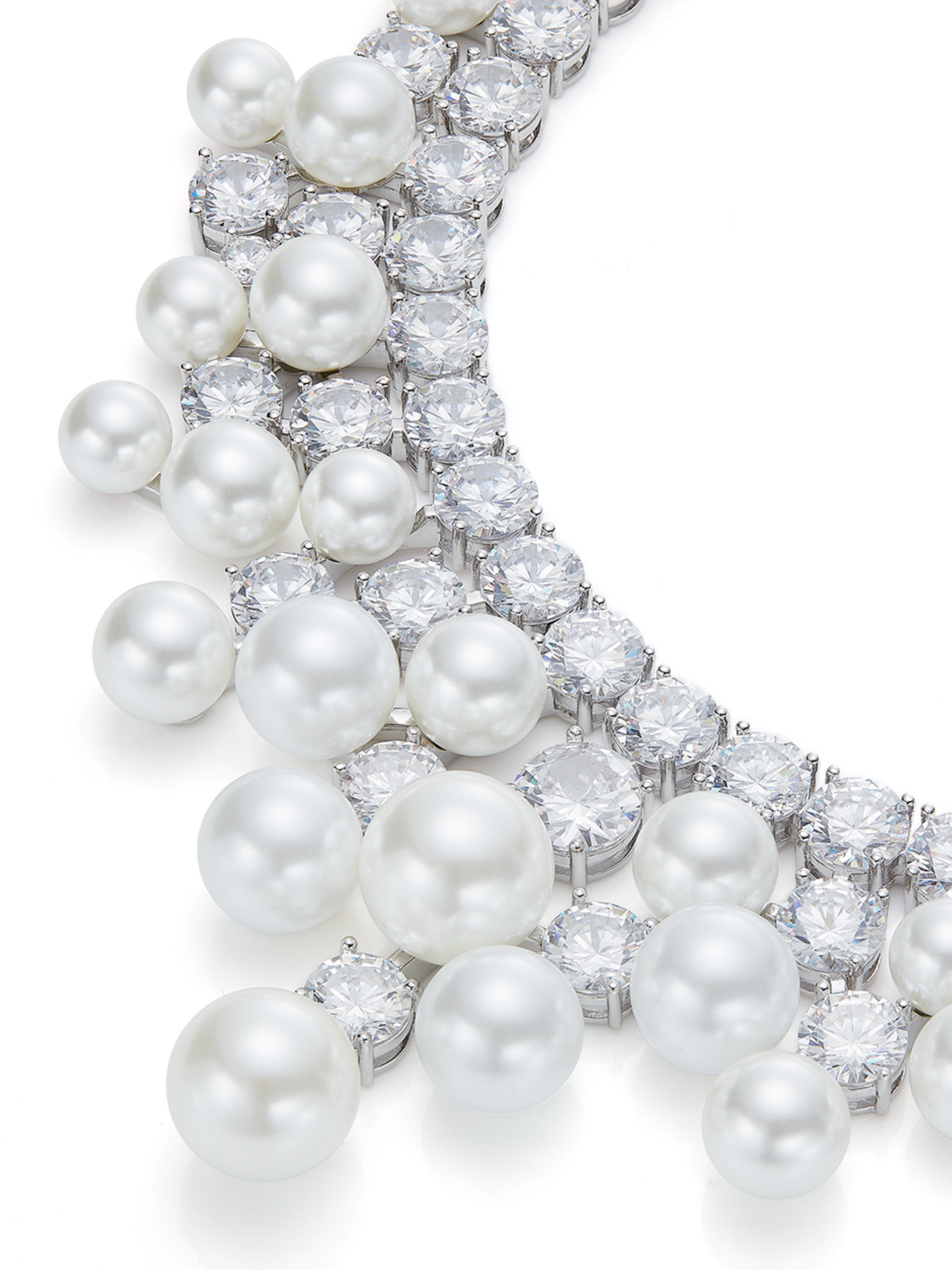 Marceline Pearl White Necklace