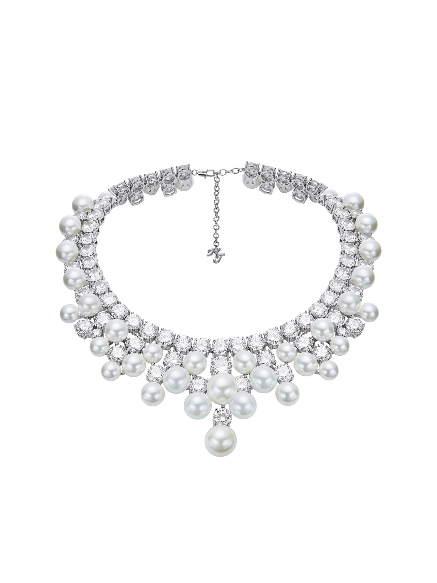 Marceline Pearl White Necklace