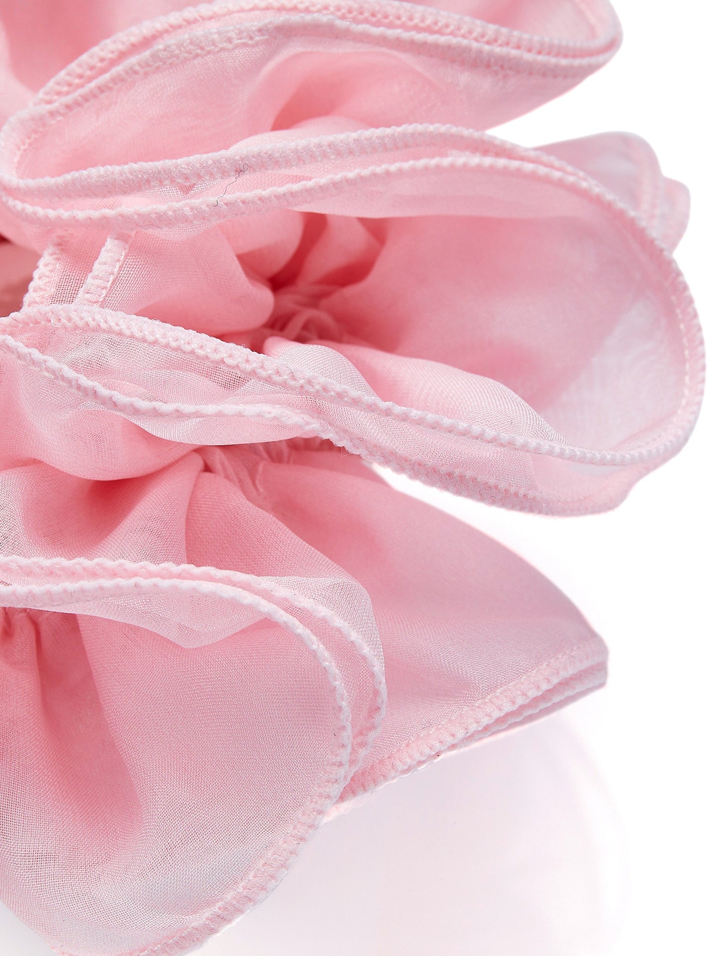 Nolita Ruffle Pink Hair Tie
