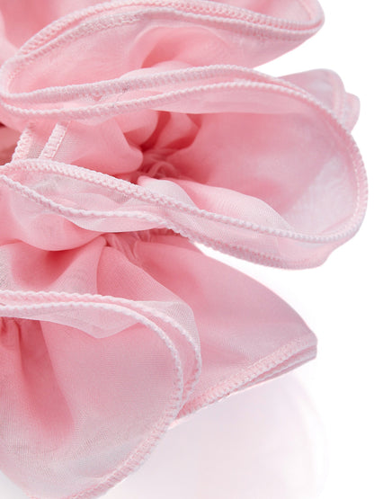 Nolita Ruffle Pink Hair Tie