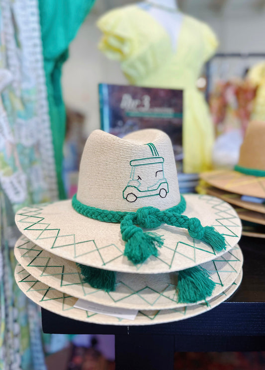 Green Golf Cart Hat