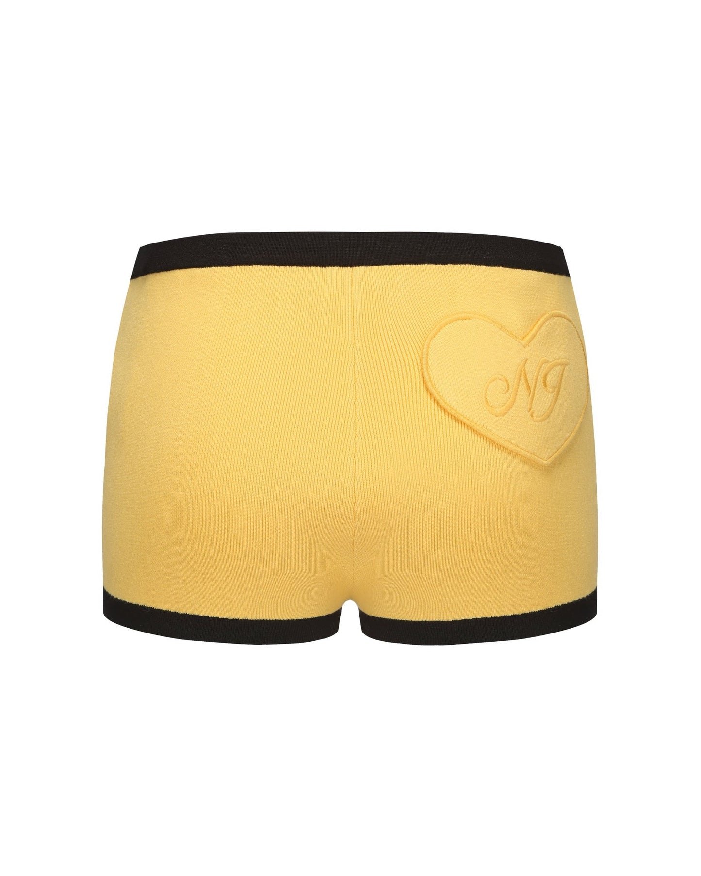 Eliza Knit Shorts (Yellow)