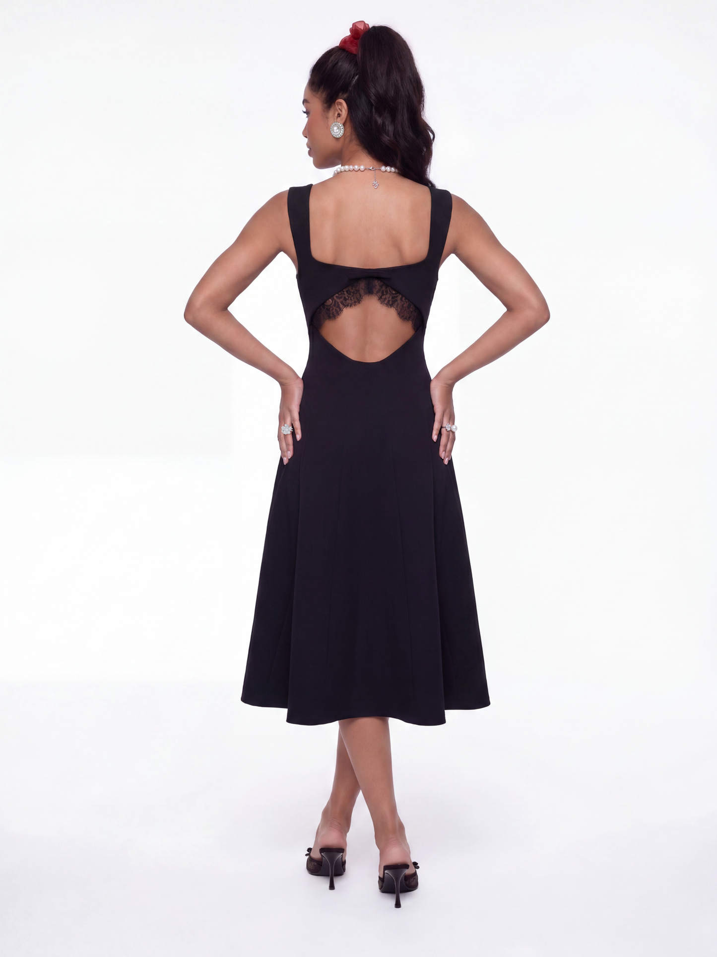 Delilah Cut Out Black Dress
