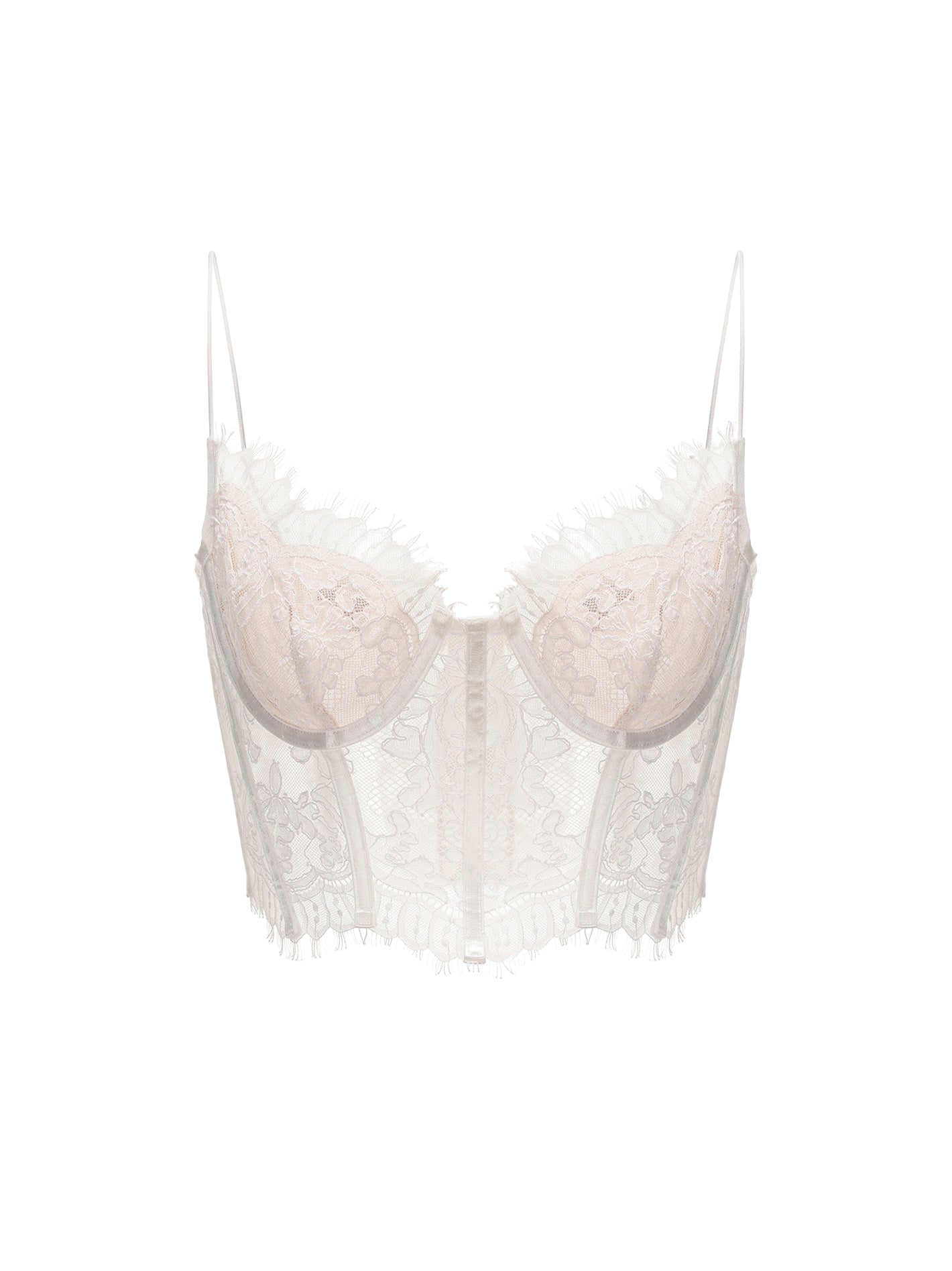 Audrina Lace Top (White)