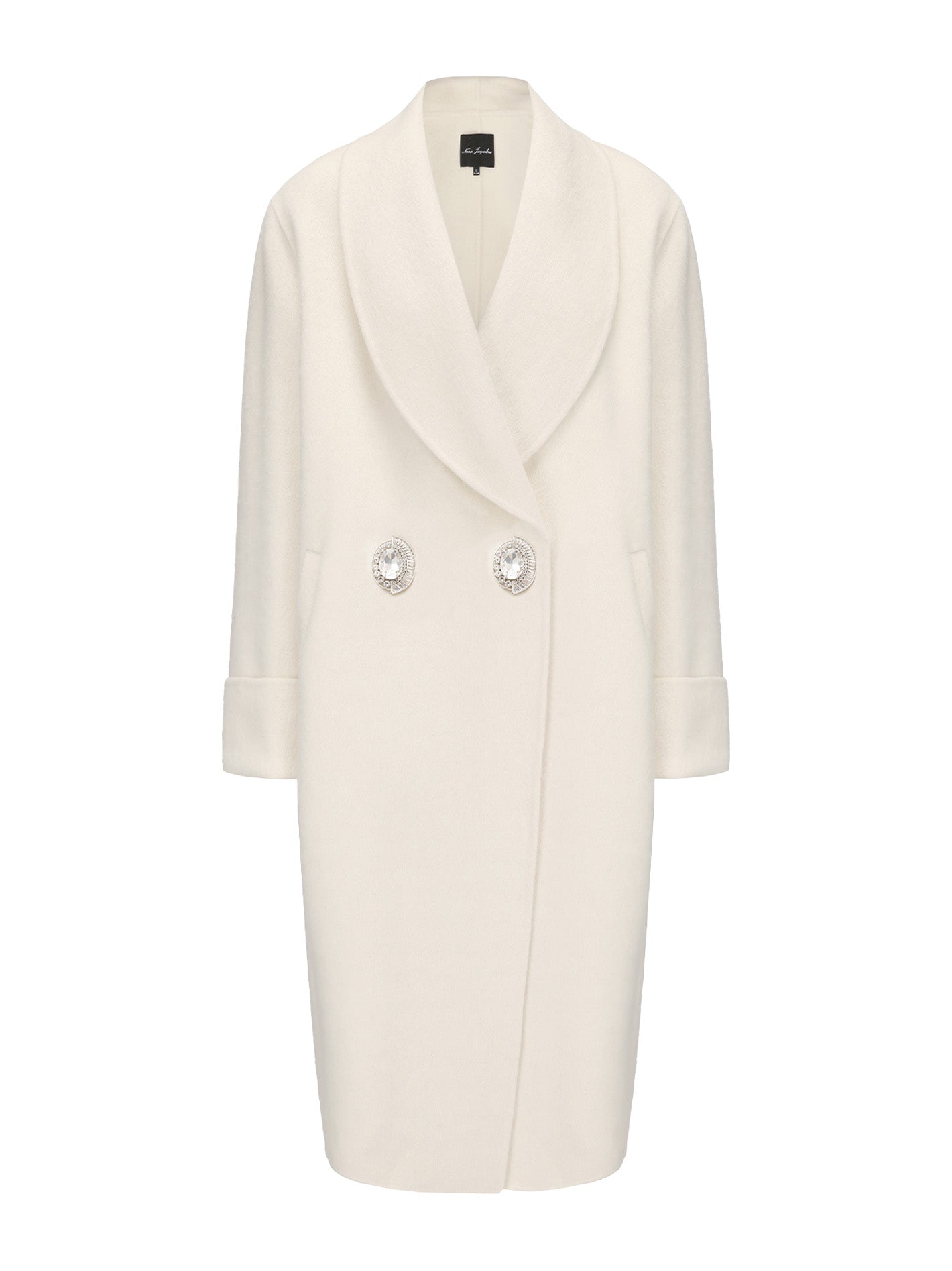 Audrina Coat (White) (Final Sale)