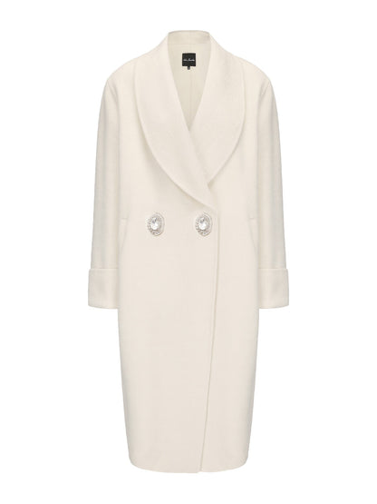 Audrina Coat (White) (Final Sale)