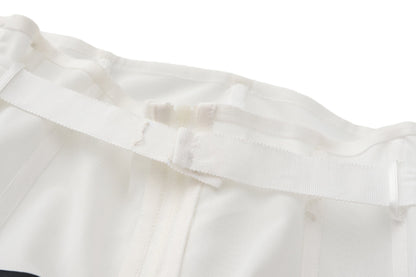 Lucie Bow Dress (White) (Final Sale)