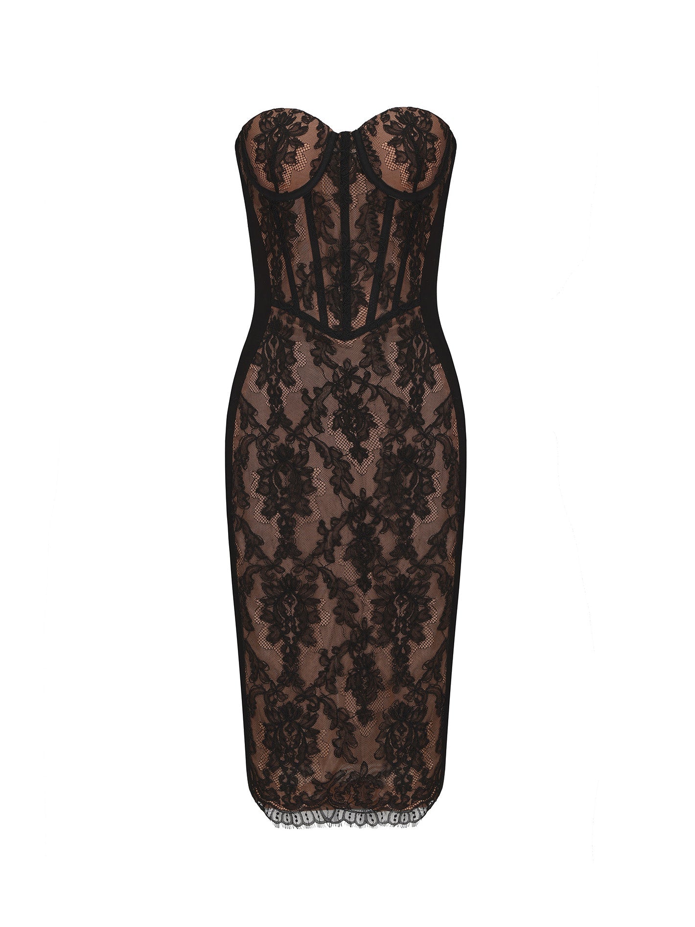 Elsa Lace Dress (Black) (Final Sale)