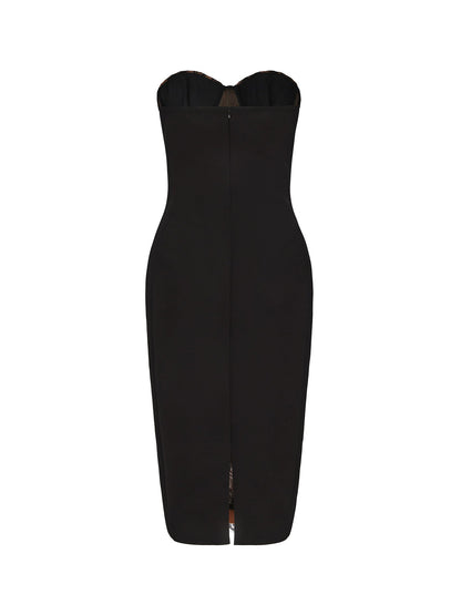 Elsa Lace Dress (Black) (Final Sale)