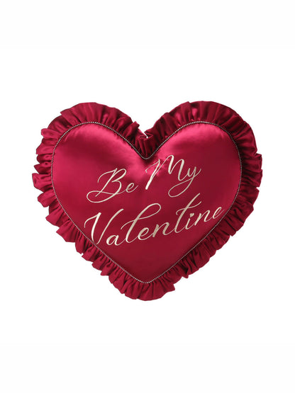 Daniella Heart Pillow (Red)