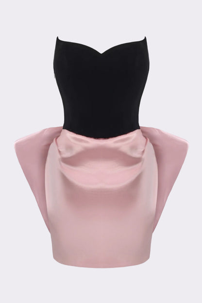 Amelia Bow Mini Dress