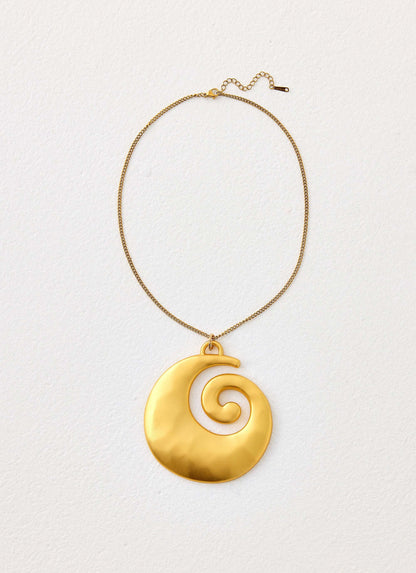 Burnt Gold Necklace - Gold