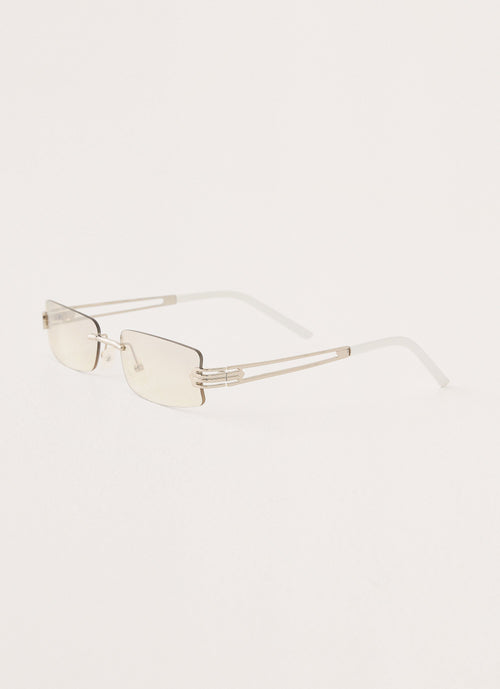 Crystal Rebel Sunglasses - Clear