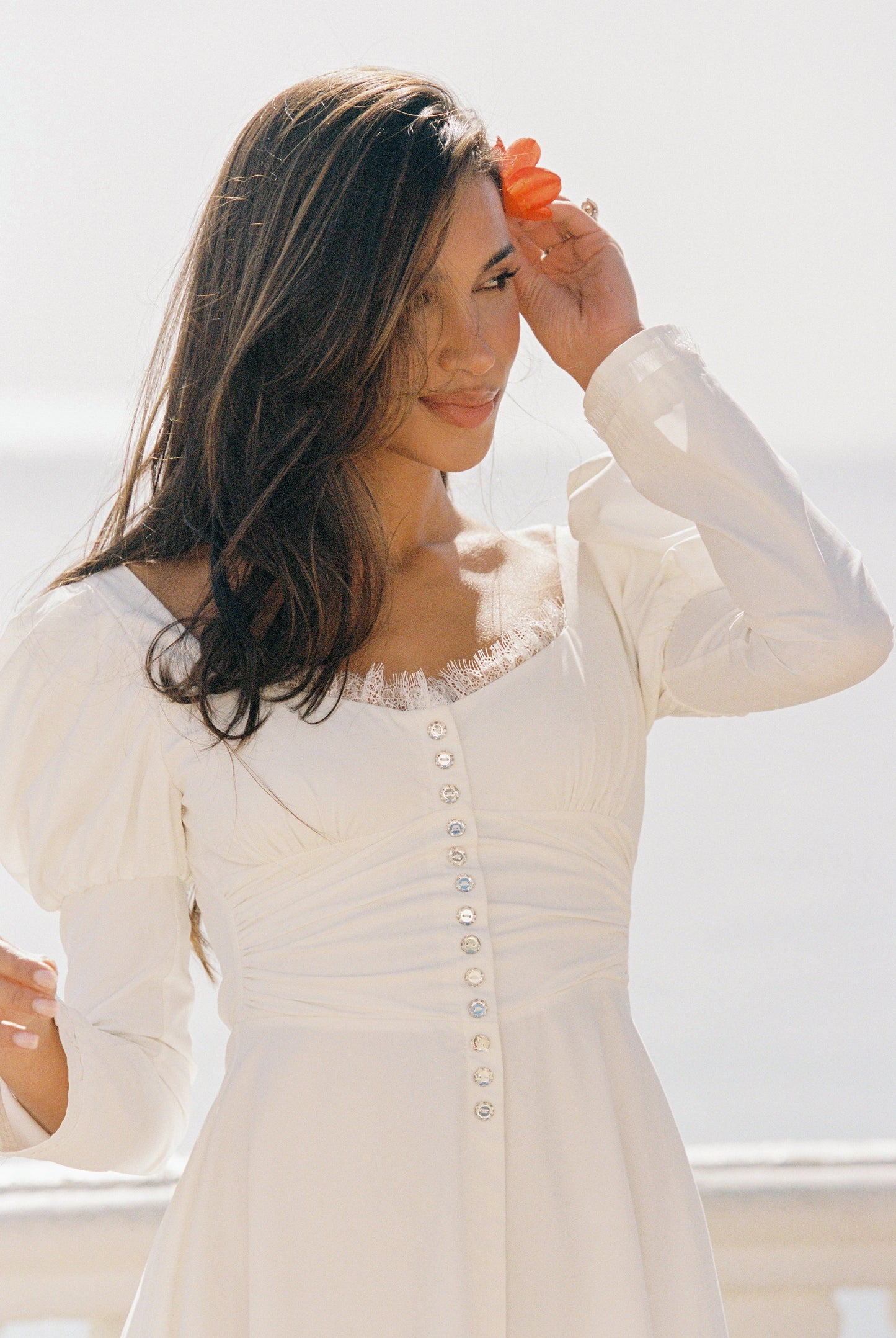Livia Dress (White) (Final Sale)