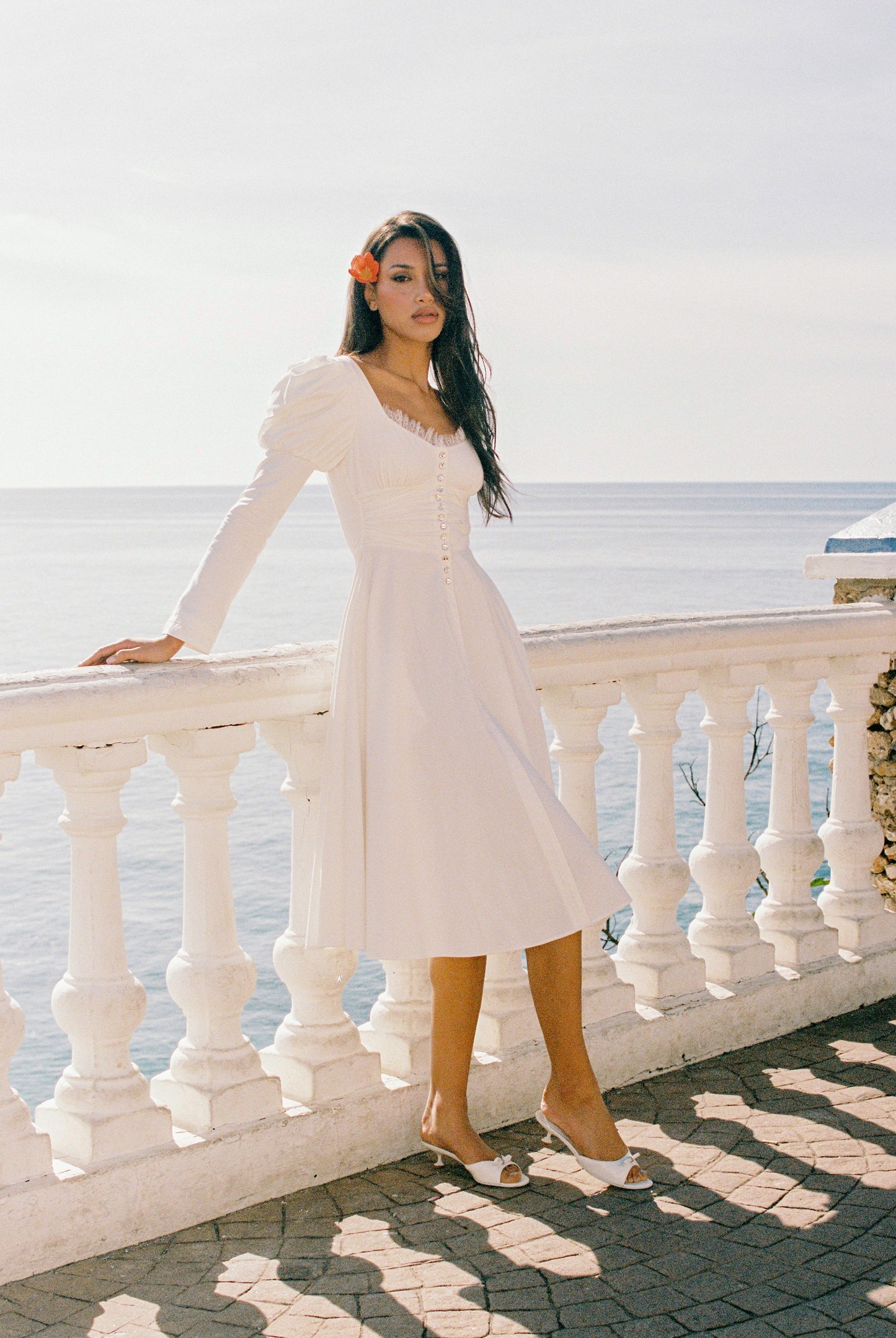 Livia Dress (White) (Final Sale)