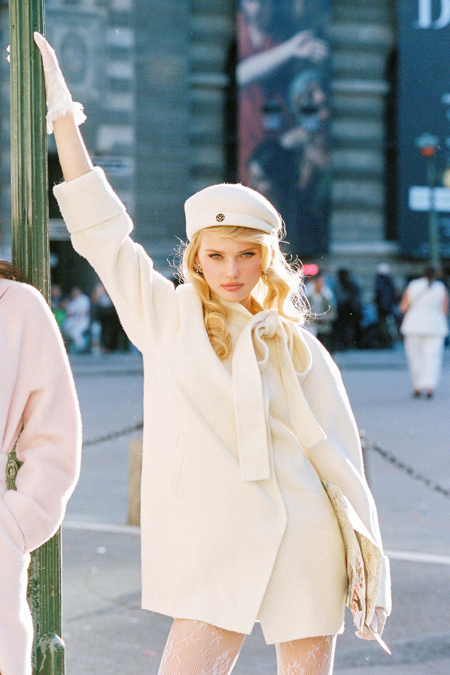 Juliette Cocoon Coat (White)