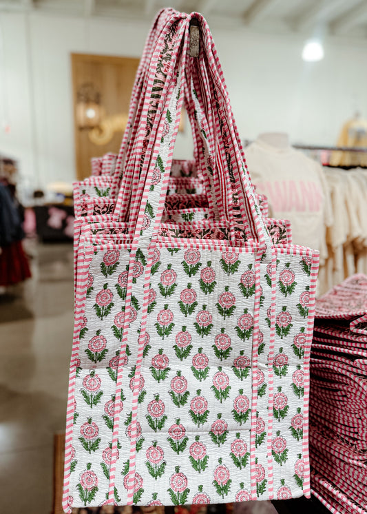 Everyday Quilted Tote Bag